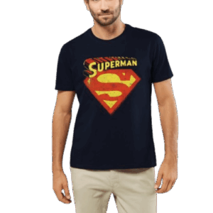 Camiseta Masculina Homem de Aço Tam M