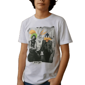 Camiseta Masculina Juvenil Space Jam Punk